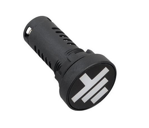 Лампа индикатор заземления AD105-22W(LED) матрица Ф22мм 48В