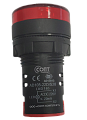 Лампа сигнальная AD105-22DS(LED) матрица Ф22мм 110В красный